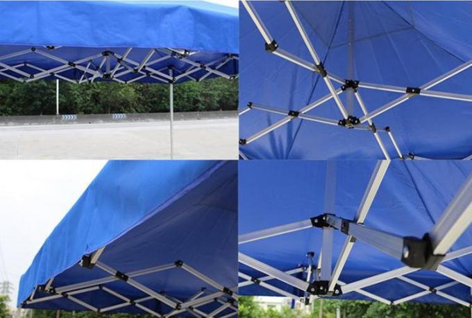 Logo se pliant protégé UV bleu d'impression de Digital de tente de belvédère pour la promotion des ventes