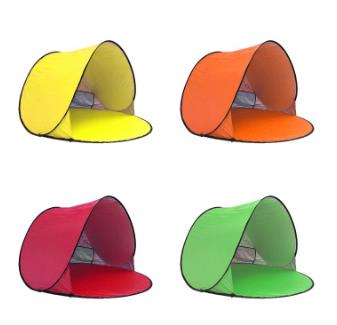 Protection extérieure portative de soleil de tente de camping avec la surface enduite d'argent