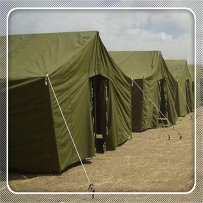 Tente militaire d'armée de polyester imperméable 2 - 40 résistants personne avec le cadre en acier