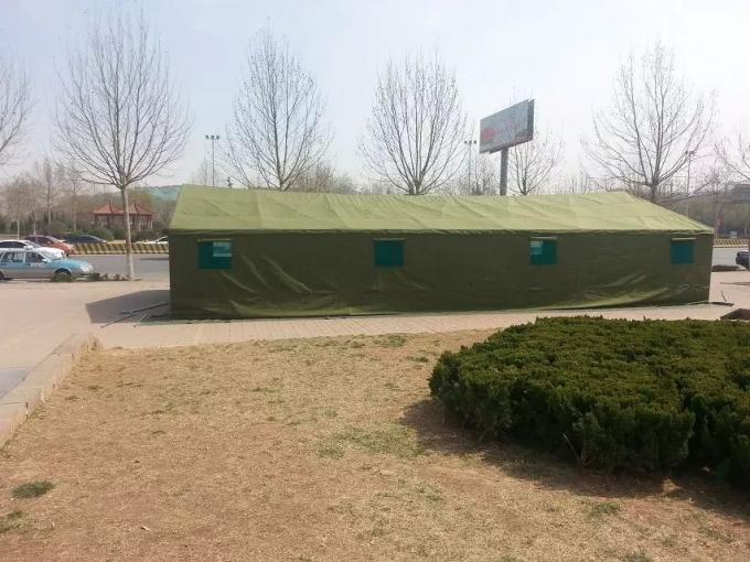 Tentes de toile militaires de coton vert faciles à installer avec la structure stable