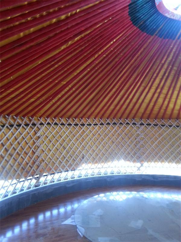 tente voûtée mongole de diamètre de 4m/tente camping de Yurt pour vivre ou approvisionner