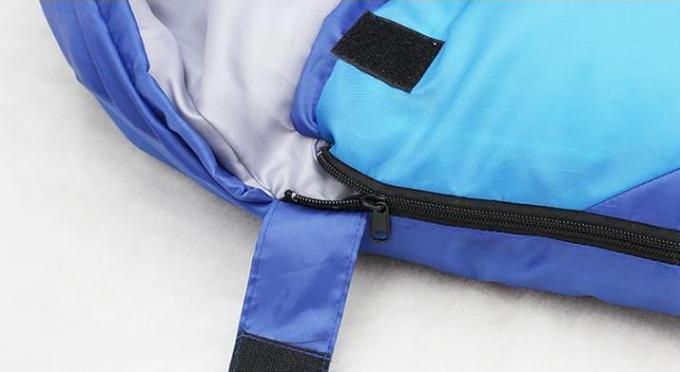 Tissu en nylon campant bleu/du rouge 3 raisons de couchage de sac pour l'alpinisme