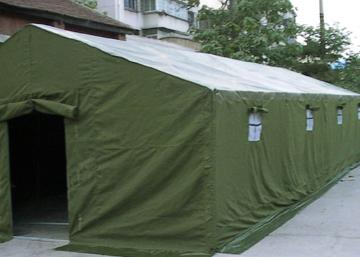 Preuve de putréfaction de tente d'armée de toile de tissu de PVC de réfugié avec le vent violent résistant