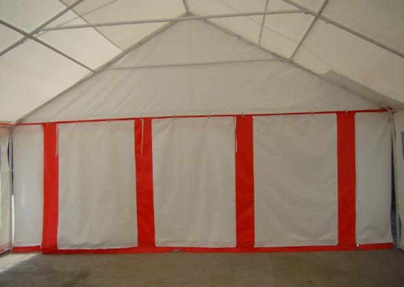Ventilation de tentes de partie d'extérieur de mariage bonne avec la double bâche enduite de PVC
