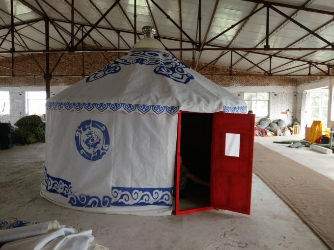 Tente de Yurt de mongolian de famille avec le moule - structure rendante résistante de cadre en bois