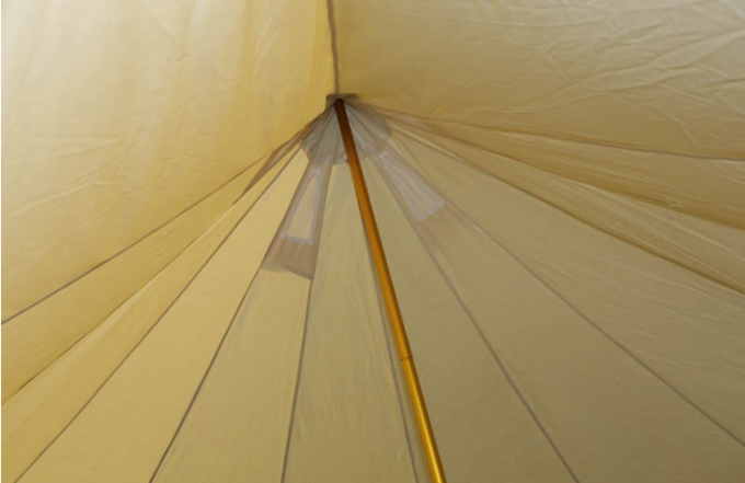 Tente de toile extérieure blanche/tente de Bell imperméable de tipi pour la famille Anti-UV