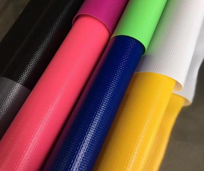 Le vinyle 100% du polyester 610g a enduit des bâches de PVC, bâche résistante superbe de vinyle de PVC 18oz