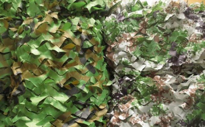 Maillage militaire léger de Camo de style de filet en nylon de camouflage fait sur commande