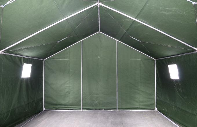 Froid militaire enduit extérieur de tente d'armée de PVC anti- avec le zinc Polonais en acier enduit