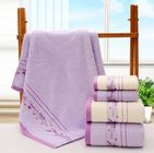 Pure Cotton Microfiber Bath Towels Anti - Fade With High Water Absorbency